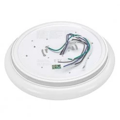 12 in. Color Selectable LED Low Profile Flush Mount Ceiling Light 1000 Lumens 120-277V Dimmable (4-Pack) by ETi -ETi Sales white eti flush mount lights 54436511 4pk 66 1000