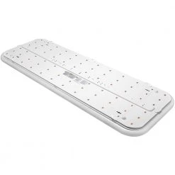 49 in. x 18 in. Rectangular Light Fixture LED Flush Mount High Output 5500 Lumens Smooth Acrylic Lens Kitchen Lighting by ETi -ETi Sales white eti flush mount lights 54645142 4f 1000