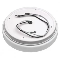 Low Profile 7 in. Round LED Flush Mount Ceiling Light Fixture Modern Lens 810 Lumens 4000K Bright White by ETi -ETi Sales white eti flush mount lights 54663142 40 1000