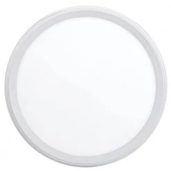 13 in. White Decorative Curved Beveled Edge Selectable CCT LED Flush Mount with Night Light Feature 1350 Lumen (4-Pack) by ETi -ETi Sales white eti flush mount lights 56576111 4pk 76 1000