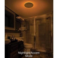 13 in. White Decorative Curved Beveled Edge Selectable CCT LED Flush Mount with Night Light Feature 1350 Lumen (4-Pack) by ETi -ETi Sales white eti flush mount lights 56576111 4pk fa 1000