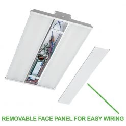 2 ft. 400-Watt Equivalent 138-Watt Integrated LED Dimmable White Linear High Bay Light, 5000K 18000 Lumens (8-Pack) by ETi -ETi Sales white eti high bay lights 50240261 8pk 40 1000