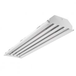 4 ft. 128-Watt Equivalent White 4-Lamp Fixture Body for T8 Power Either End LED Tubes LED High Bay (Tubes Not Included) by ETi