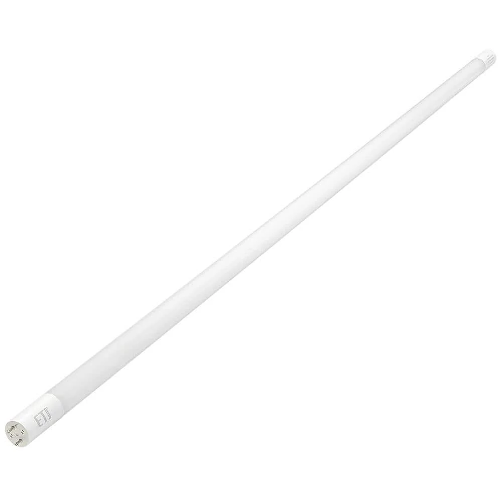 12-Watt 4 ft. Bypass Ballast Linear T8 Power Either End Glass LED Tube Light Bulb, 1800 Lumens 5000K 120-277V (25-Pack) by ETi 1 12-Watt 4 ft. Bypass Ballast Linear T8 Power Either End Glass LED Tube Light Bulb, 1800 Lumens 5000K 120-277V (25-Pack) by ETi