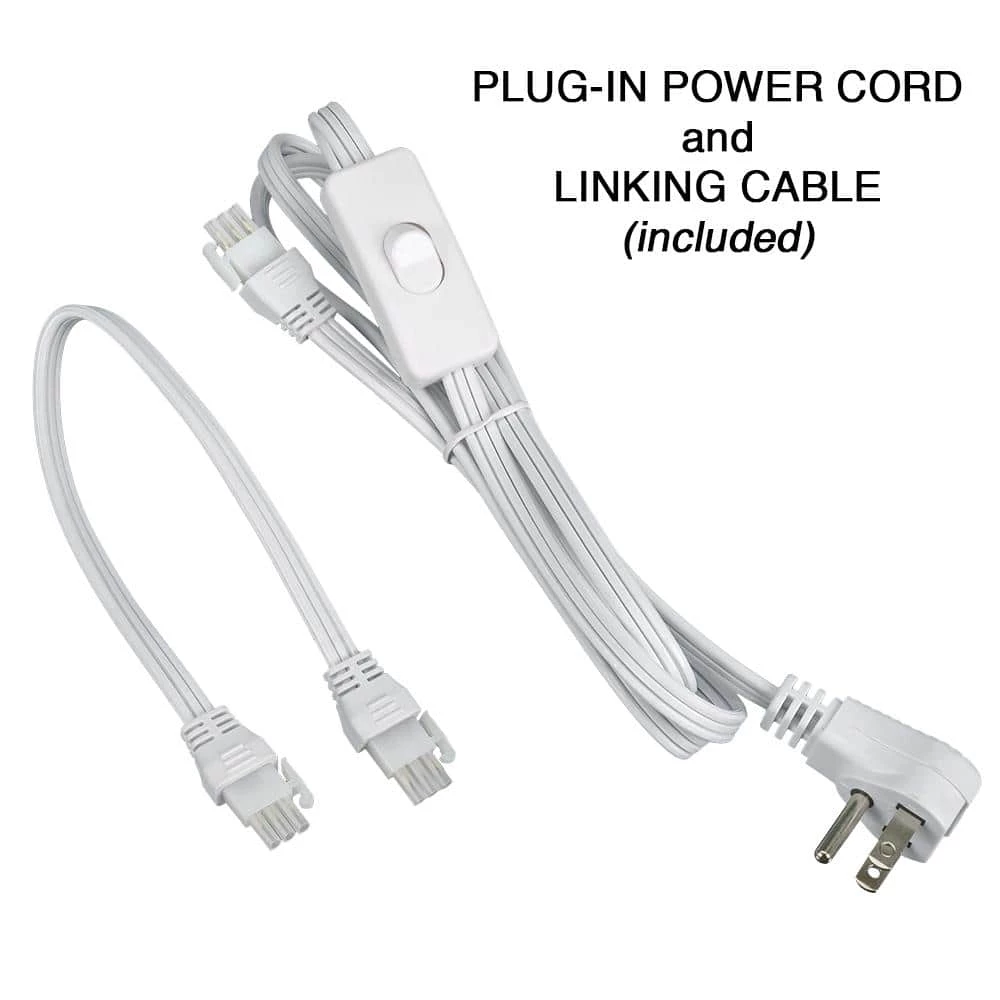 40 in. 64-Watt Equivalent Ultra Slim Magnetic Plug-in Intergrated LED White Strip Light Fixture 5000K 1000 Lumens 11 40 in. 64-Watt Equivalent Ultra Slim Magnetic Plug-in Intergrated LED White Strip Light Fixture 5000K 1000 Lumens - Image 11