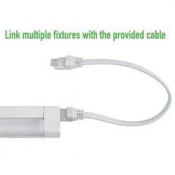 40 in. 64-Watt Equivalent Ultra Slim Magnetic Plug-in Intergrated LED White Strip Light Fixture 5000K 1000 Lumens 20 40 in. 64-Watt Equivalent Ultra Slim Magnetic Plug-in Intergrated LED White Strip Light Fixture 5000K 1000 Lumens -ETi Sales white eti strip light fixtures 535091610 4f 1000