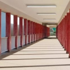 4 ft. 64-Watt Equivalent Integrated LED White Strip Light Fixture 4000K Bright White 3600 Lumens Direct Wire 120V - 277V by ETi -ETi Sales white eti strip light fixtures 54283144 40 1000