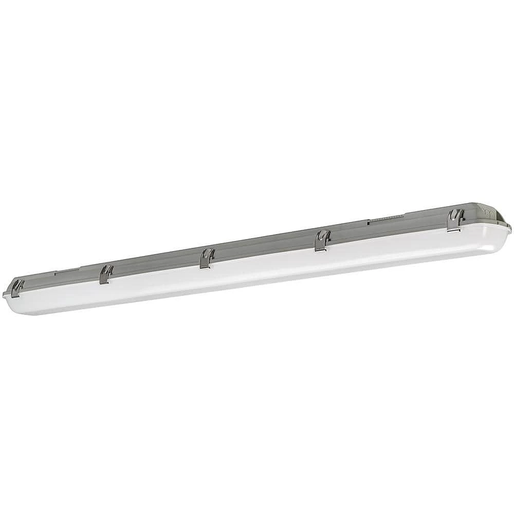 4 ft. 96-Watt Equivalence Integrated LED White Strip Light Fixture Vapor Tight 4000K High Output 5400 Lumens Multi-Volt by ETi 3 4 ft. 96-Watt Equivalence Integrated LED White Strip Light Fixture Vapor Tight 4000K High Output 5400 Lumens Multi-Volt by ETi - Image 3