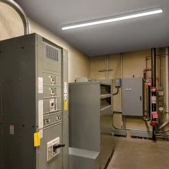 4 ft. 100-Watt Equivalent Integrated LED White Strip Light Fixture 5000K Linkable High Output 5000 Lumens (6-Pack) by ETi 13 4 ft. 100-Watt Equivalent Integrated LED White Strip Light Fixture 5000K Linkable High Output 5000 Lumens (6-Pack) by ETi -ETi Sales white eti strip light fixtures 54573161 6pk 4f 1000