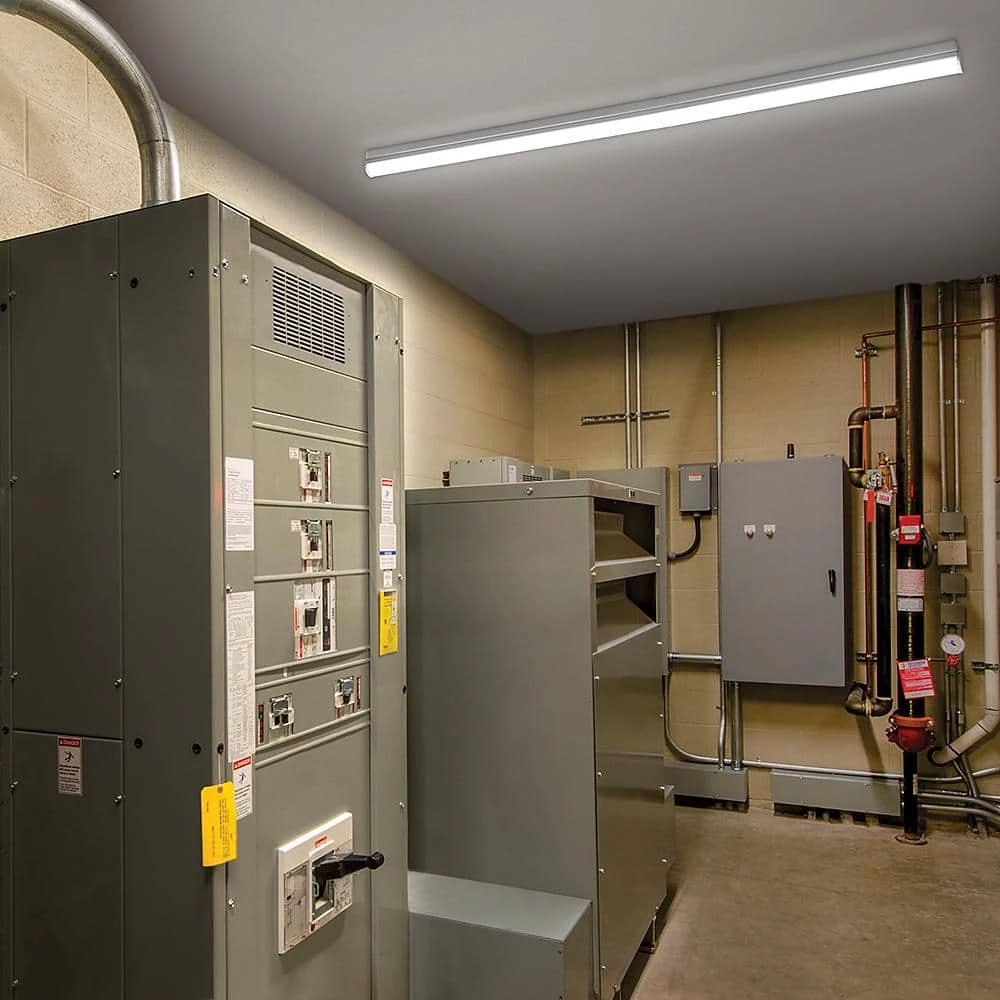 4 ft. 100-Watt Equivalent Integrated LED White Strip Light Fixture 5000K Linkable High Output 5000 Lumens (6-Pack) by ETi 6 4 ft. 100-Watt Equivalent Integrated LED White Strip Light Fixture 5000K Linkable High Output 5000 Lumens (6-Pack) by ETi - Image 6