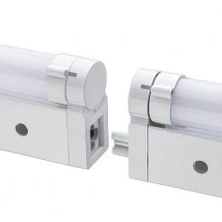 18 in. Linkable LED Beam Adjustable Under Cabinet Strip Light Plug In or Direct Wire 500 Lumens 3000K Dimmable (5-Pack) by ETi -ETi Sales white eti under cabinet lights 53503111 5pk c3 1000