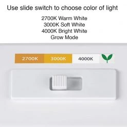 18 in. Kitchen Pantry Laundry LED Under Cabinet Light w/Adjustable Beam, 3 CCT, Grow Mode for Indoor Gardening (5-Pack) by ETi -ETi Sales white eti under cabinet lights 53508101 uc 5pk 1d 1000