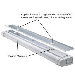 18 in. Kitchen Pantry Laundry LED Under Cabinet Light w/Adjustable Beam, 3 CCT, Grow Mode for Indoor Gardening (5-Pack) by ETi -ETi Sales white eti under cabinet lights 53508101 uc 5pk c3 1000