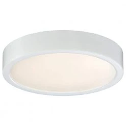60-Watt Equivalent White Integrated LED Flush Mount by George Kovacs