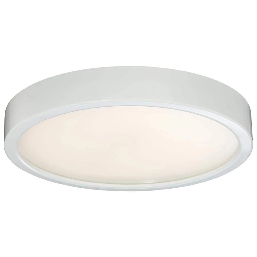 75-Watt Equivalent White Integrated LED Flush Mount by George Kovacs 1 75-Watt Equivalent White Integrated LED Flush Mount by George Kovacs